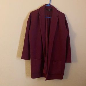 Oversized blazer coat